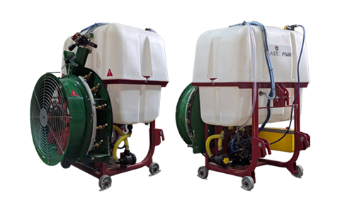 Veldspuit, windtunnel, spuitbomen, 600 liter, mini tractor, tuinbouw